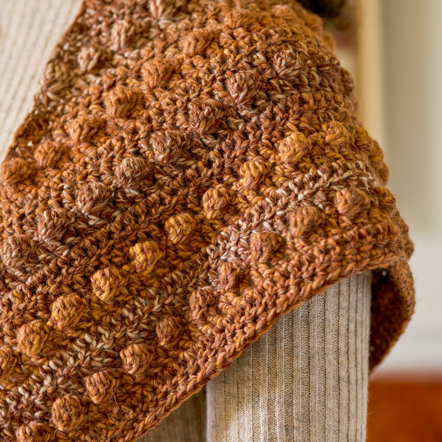 West Yorkshire Spinners Pattern - Cielo Crochet Bobble Shawl