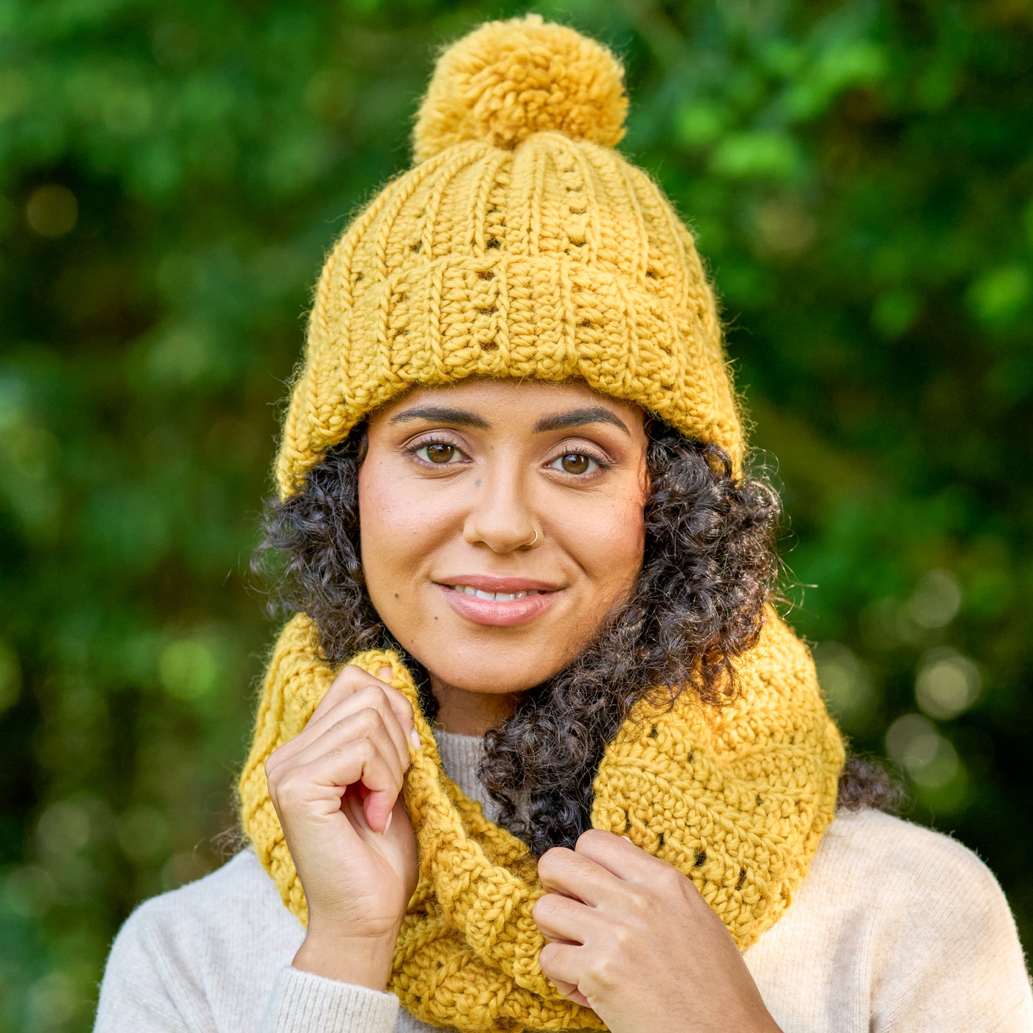 West Yorkshire Spinners Pattern - Marisol Crochet Hat and Snood