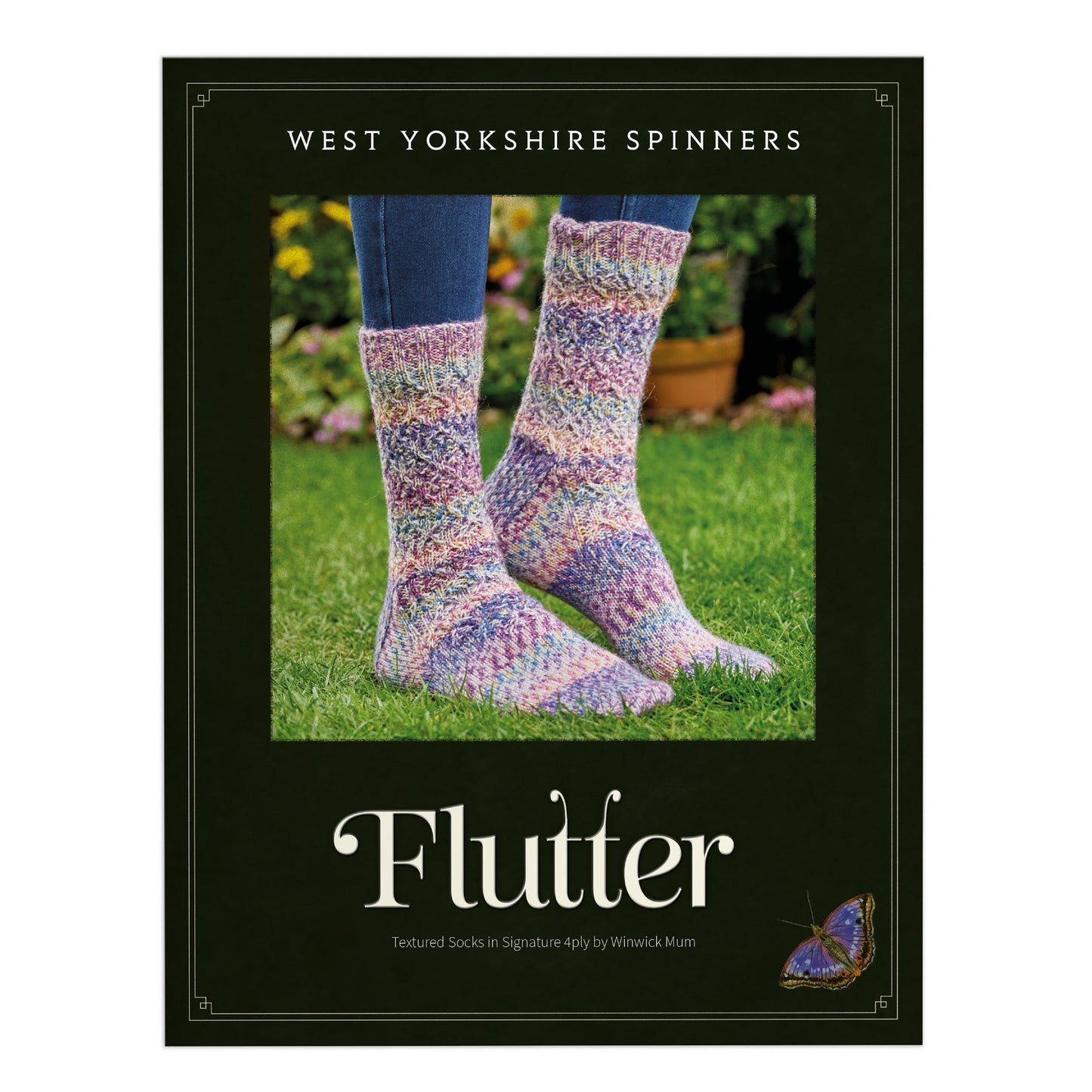 West Yorkshire Spinners Pattern - Flutter Socks