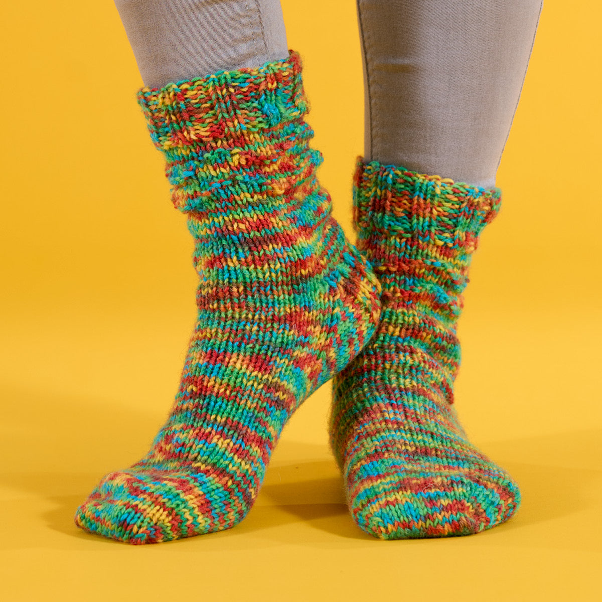 West Yorkshire Spinners Pattern - Sound Waves Socks