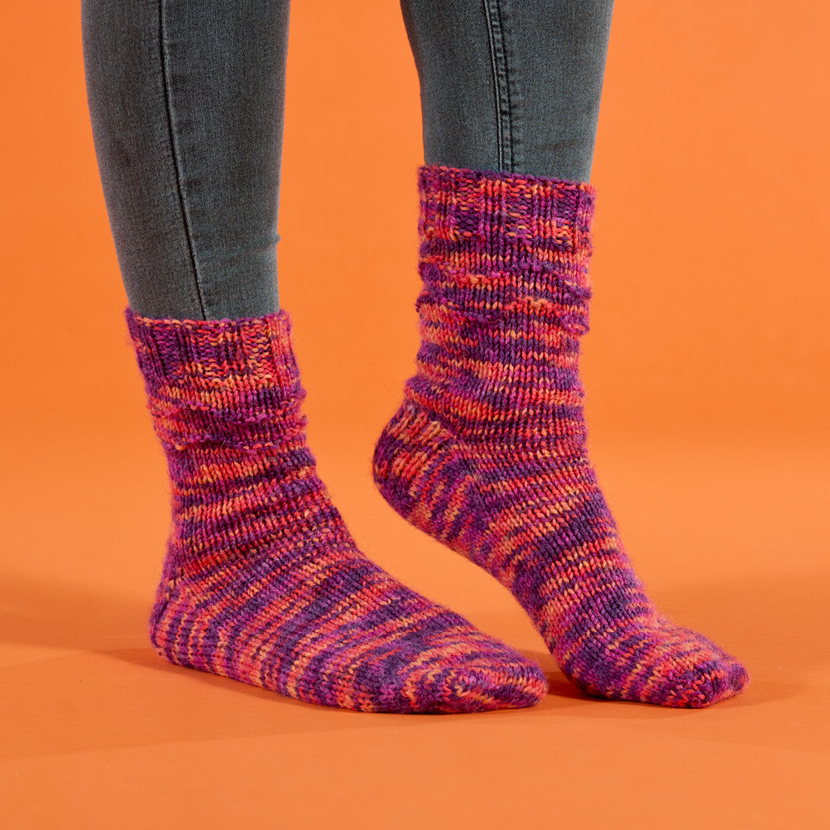 West Yorkshire Spinners Pattern - Sound Waves Socks