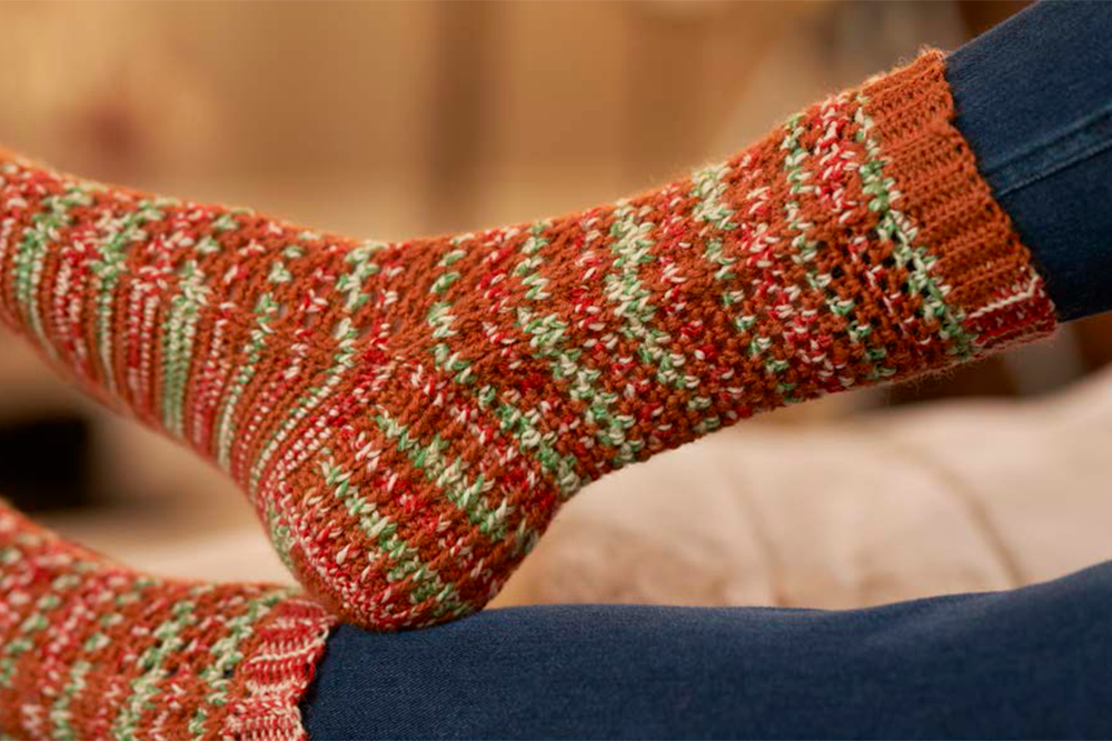 Clementine Crochet Socks