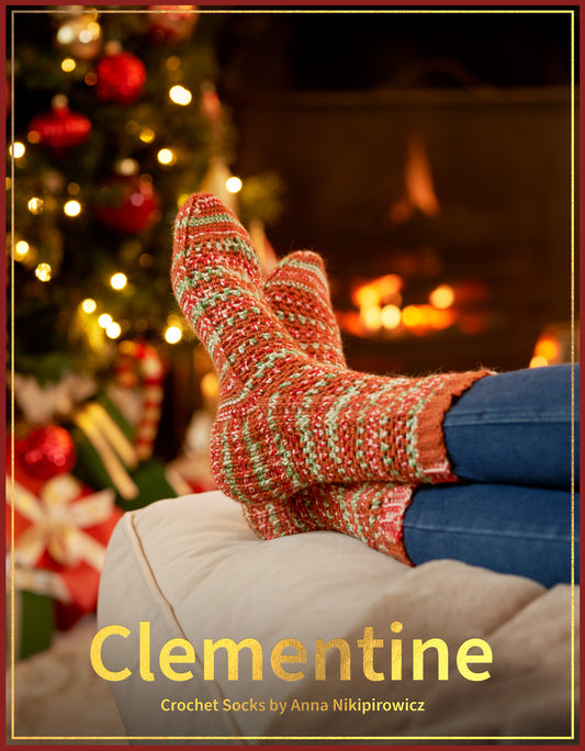 West Yorkshire Spinners Pattern - Clementine Crochet Socks