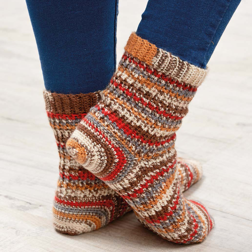 Cupid Crochet Socks