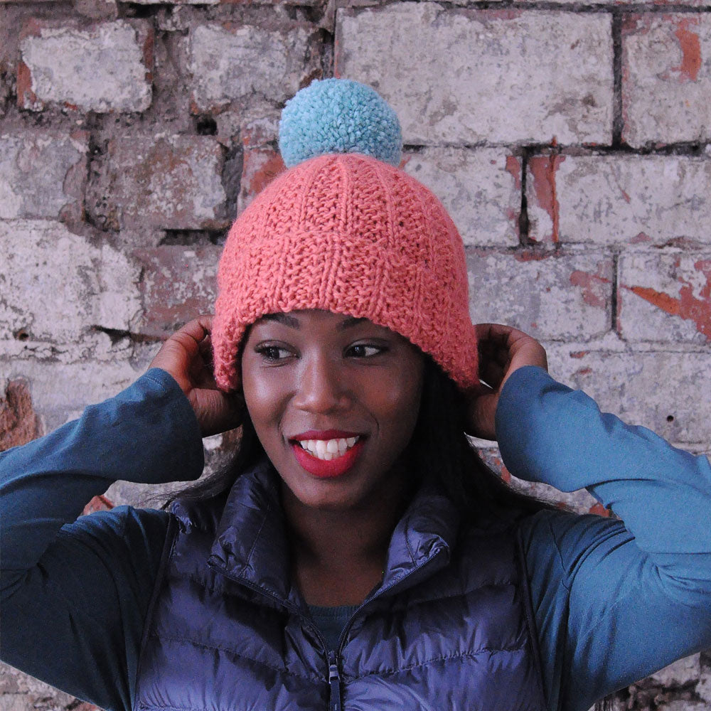 Mistake Stitch Rib Hat Pattern (Tundra) – Purlescence